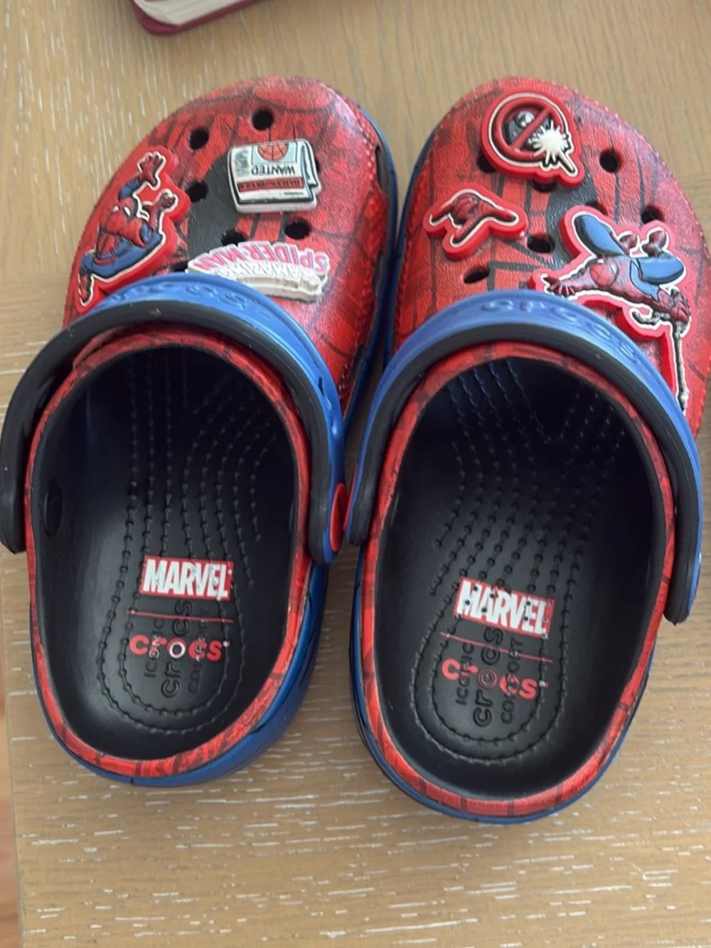 CROCS Kids' Red & Blue Marvel Spider-Man Clogs